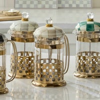 Mocha Check French Press