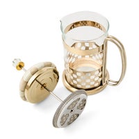 Mocha Check French Press