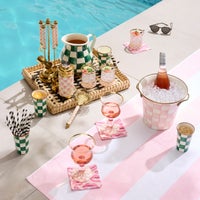 Emerald Check 10 Ounce Tumbler