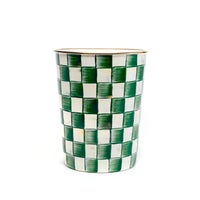 Emerald Check Enamel Bath Collection