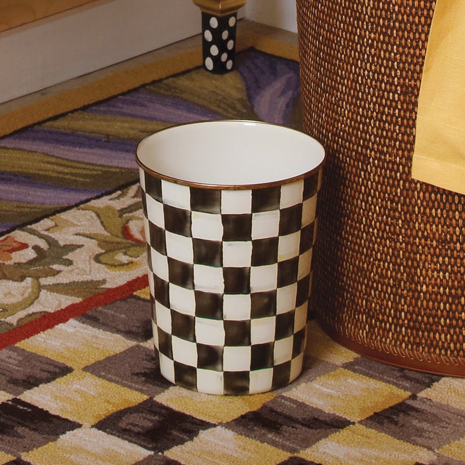 Courtly Check Enamel Bath Collection image number 14
