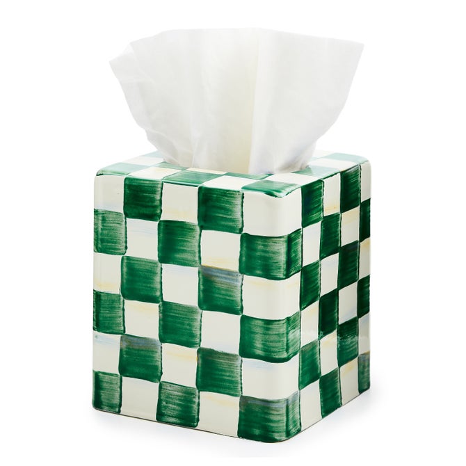 Emerald Check Enamel Bath Collection image number 1