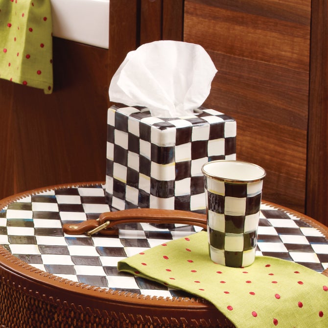 Courtly Check Boutique Tissue Box Cover image number 6