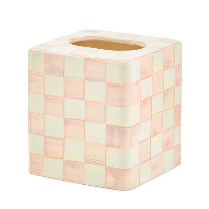 Rosy Check Boutique Tissue Box Cover image number 1