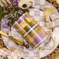 Tartan Violet Utensil Holder