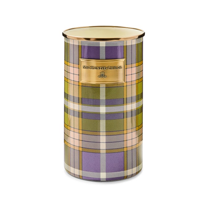 Tartan Violet Utensil Holder image number 0