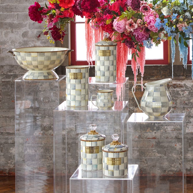 Sterling Check Utensil Holder image number 5