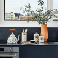 Sterling Check Utensil Holder