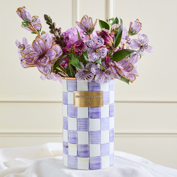Violet Check Utensil Holder image number 7