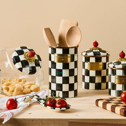 Courtly Check Utensil Holder