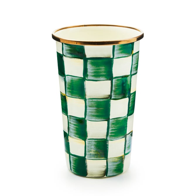 Emerald Check 20 Ounce Tumbler image number 0