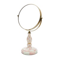 Rosy Check Enamel Bath Collection