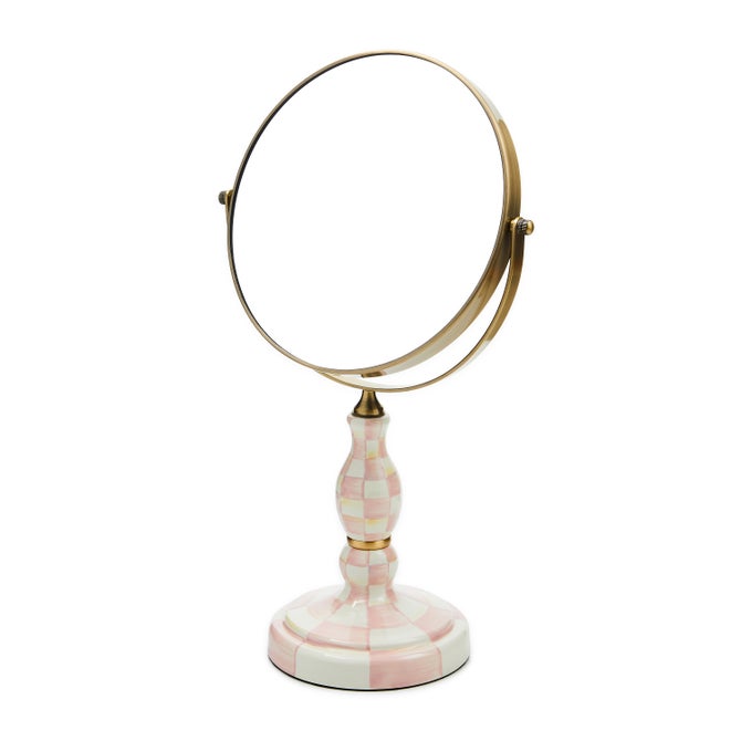 Rosy Check Enamel Bath Collection image number 5