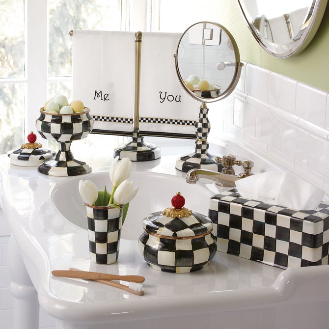 Courtly Check Standard Tissue Box Cover image number 3