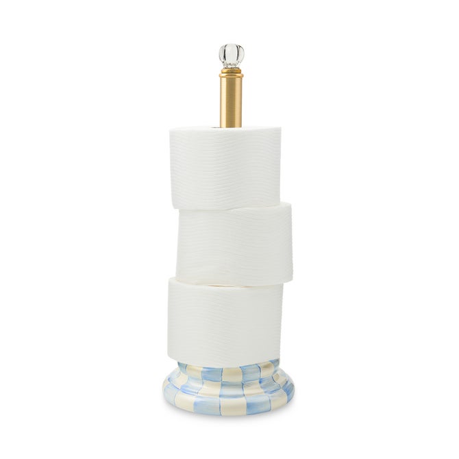 Sky Check Toilet Tissue Storage image number 2