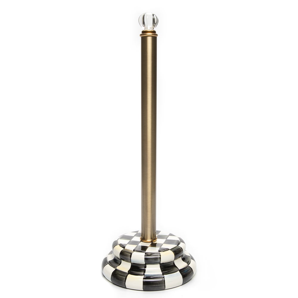 Courtly Check Enamel Bath Collection - Courtly Check, Toilet Tissue Storage mackenzie-childs Panama imagen 1