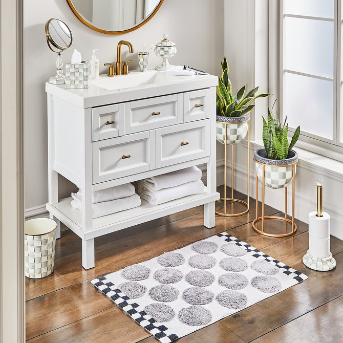Sterling Check Enamel Bath Collection image number 5