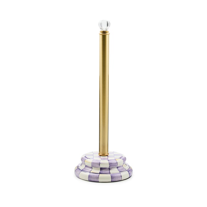 Violet Check Enamel Bath Collection image number 0