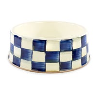 Royal Check Large Pet Dish