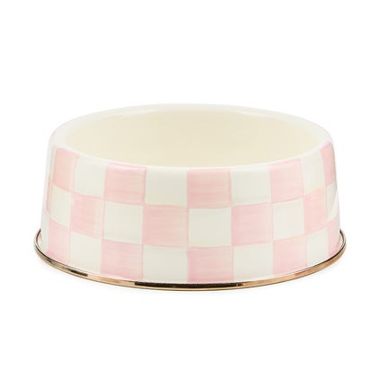 Rosy Check Large Pet Dish