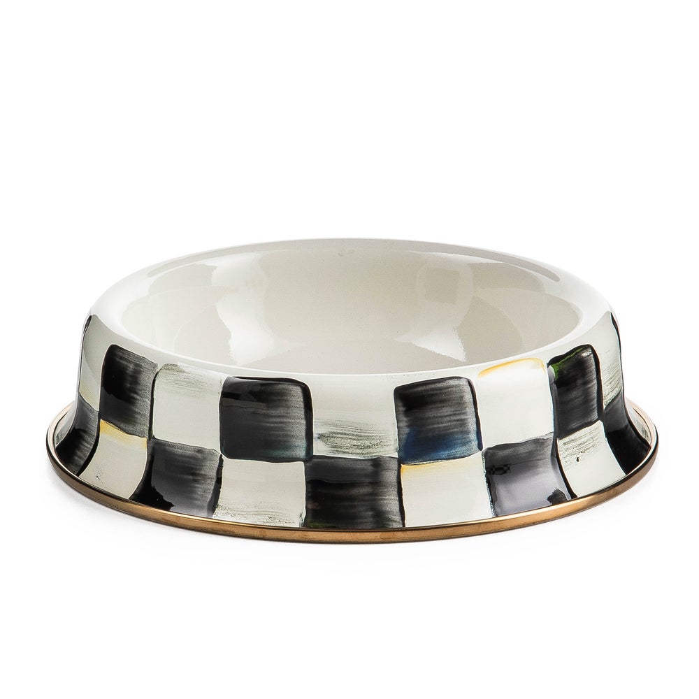 Check Pet Dishes - Courtly Check, Small mackenzie-childs Panama imagen 1