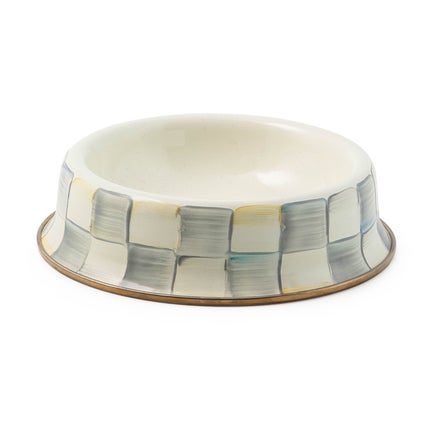 Sterling Check Small Pet Dish