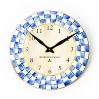 Royal Check Wall Clock