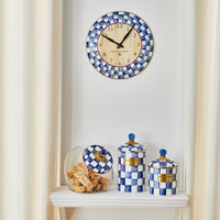Royal Check Wall Clock