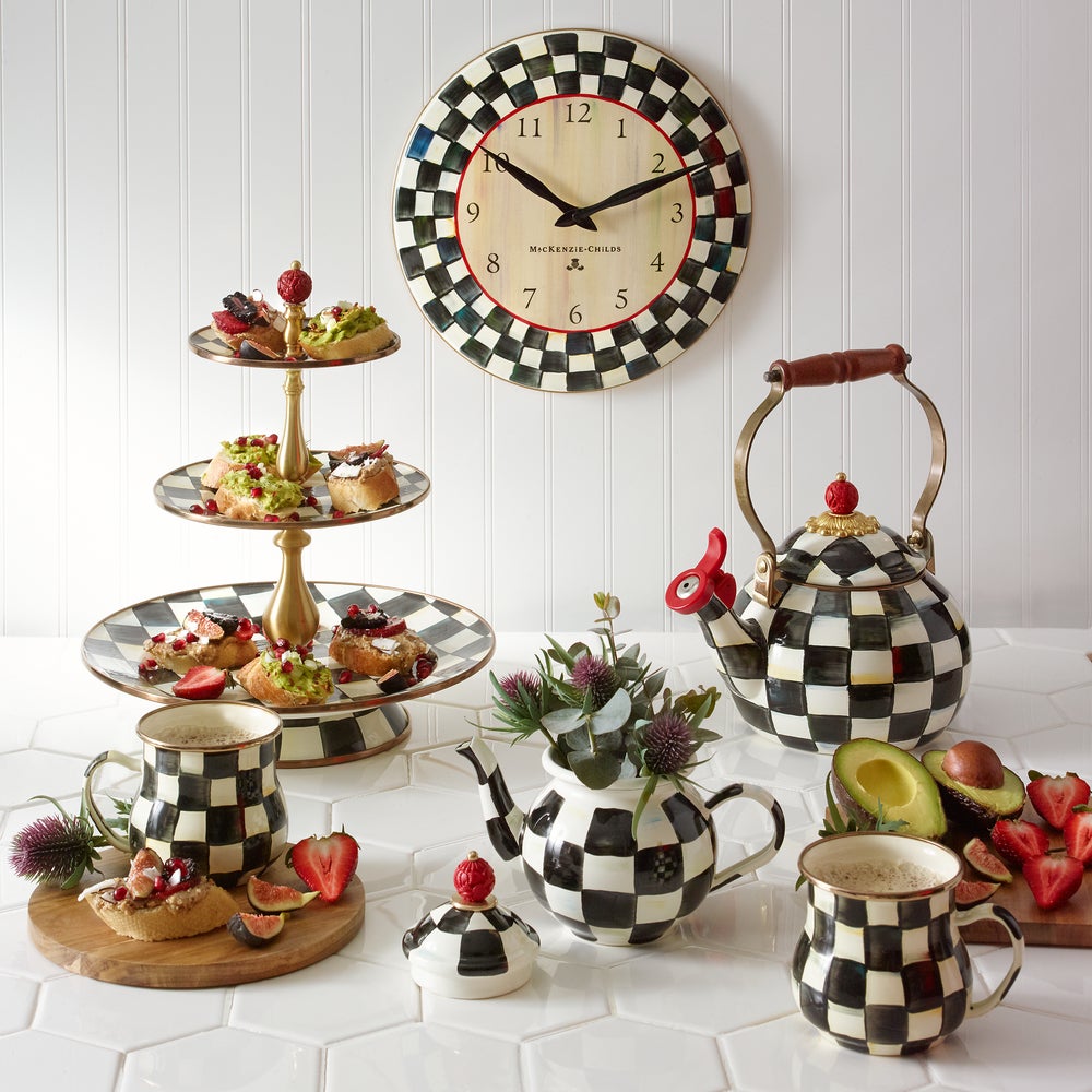 MacKenzie-Childs | Courtly Check Wall Clock