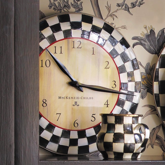 Courtly Check Wall Clock image number 7
