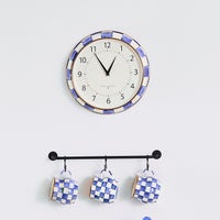 Royal Check School Wall Clock