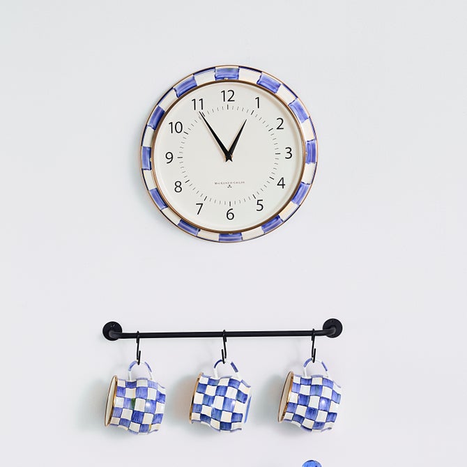 Royal Check School Wall Clock image number 1
