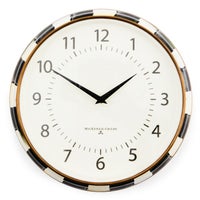 Courtly Check School Wall Clock