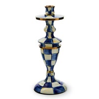 Royal Check Medium Candlestick