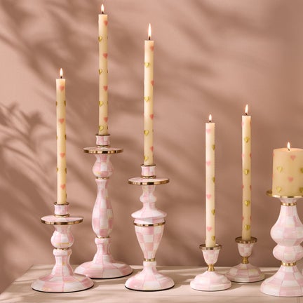 Rosy Check Medium Candlestick