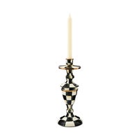 Courtly Check Medium Enamel Candlestick