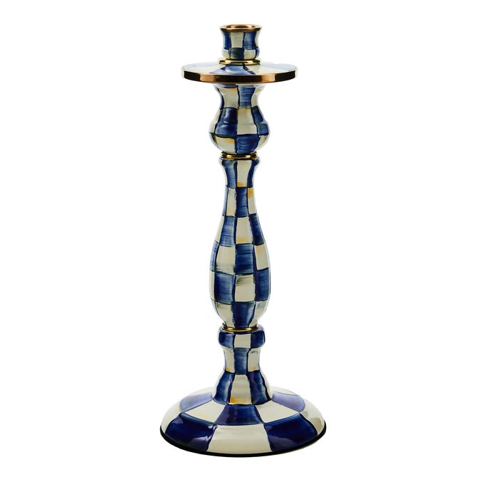 Royal Check Large Candlestick image number 2