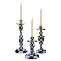 Royal Check Large Candlestick