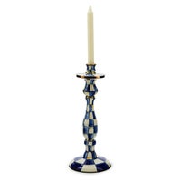 Royal Check Large Candlestick