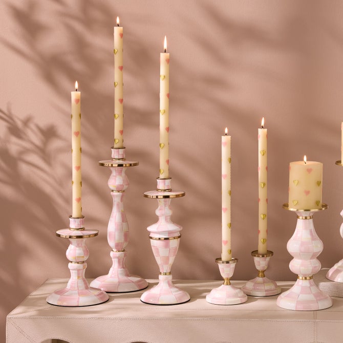 Rosy Check Large Candlestick image number 1