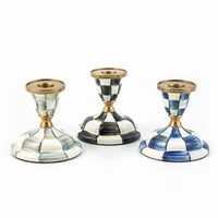 Royal Check Short Candlestick