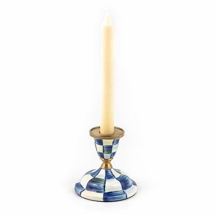 Royal Check Short Candlestick