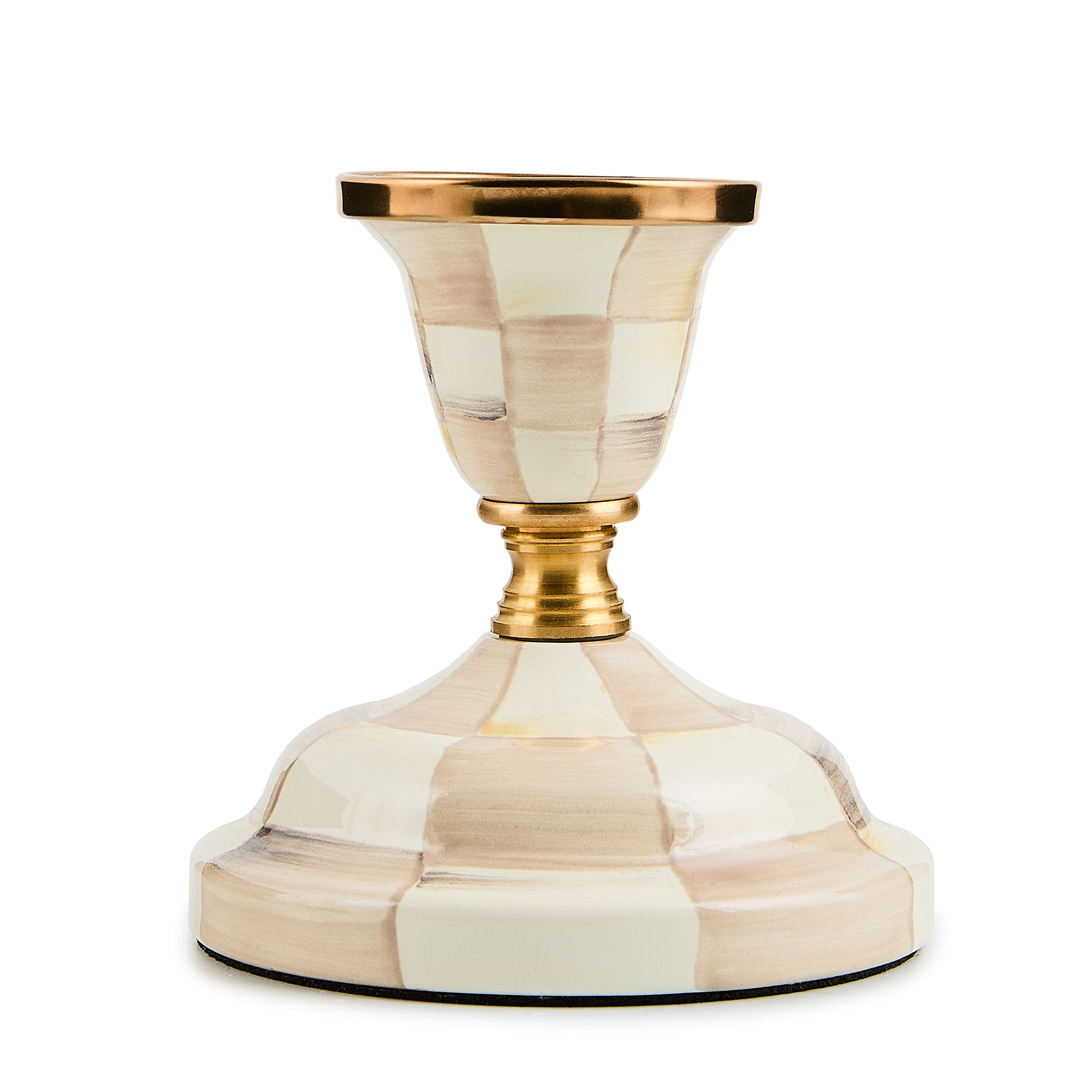 Mocha Check Short Candlestick