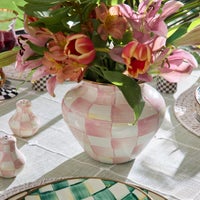 Rosy Check Vase