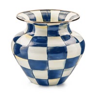 Royal Check Enamel Large Vase