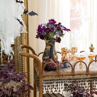 Wild Rose Brown Tall Vase