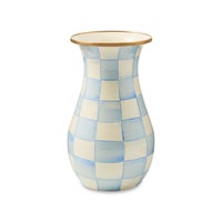 Sky Check Tall Vase