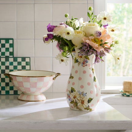 Wildflowers Pink Vase