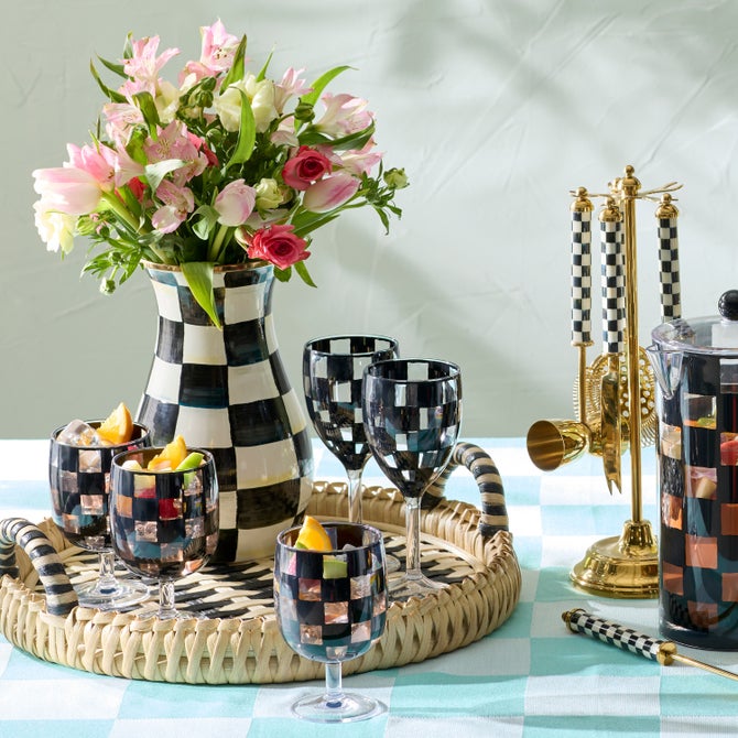 Courtly Check Tall Vase image number 5