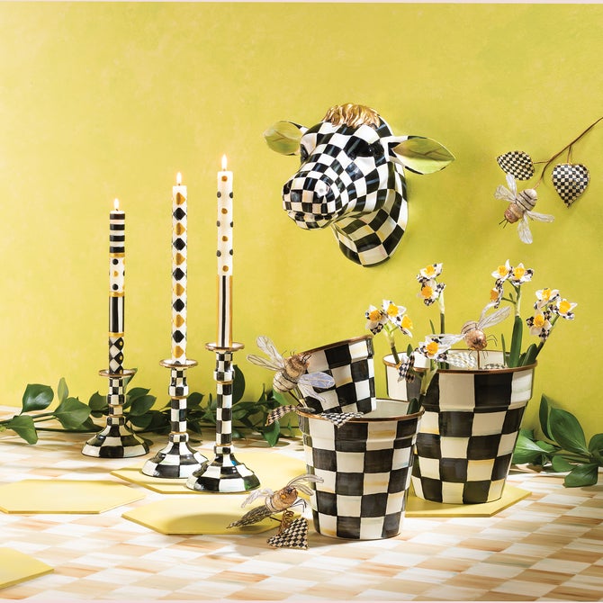 Courtly Check Small Garden Pot image number 1